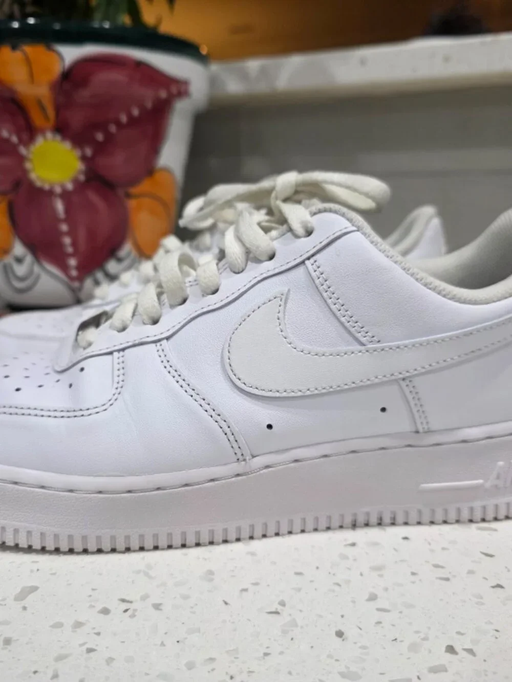 Nike Air Force 1 Low '07 Triple White Size 8.5M / 10W CW2288-111